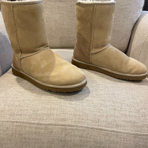 UGG Classic Short II Boots Sand - Picture 4 of 6